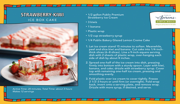 Strawberry Kiwi Recipe Card