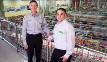 Store Manager Mark Grant and Grocery Manager Kenny Heron