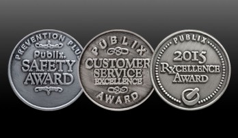 Customer Service Excellence, Safety, Rxcellence Award Medallions
