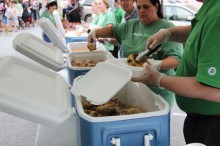 Feeding the hungry, homeless and others in need