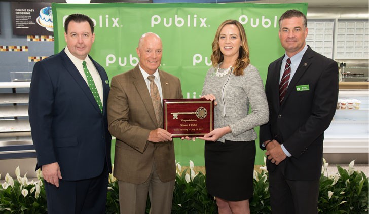 CEO &amp; President Todd Jones presents the commemorative key