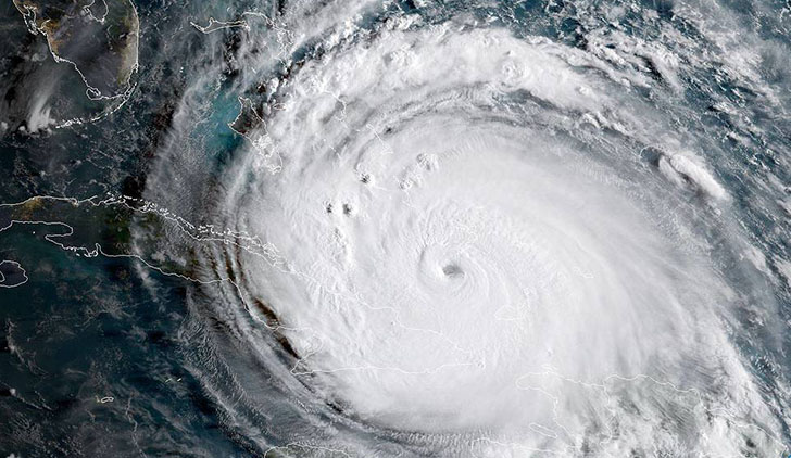 Hurricane Irma satellite image