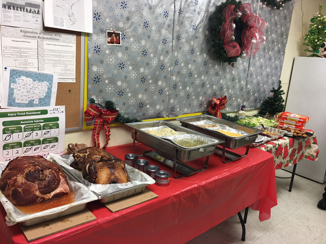 Holiday potluck 1