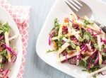 Kale, Red Cabbage and Apple Slaw