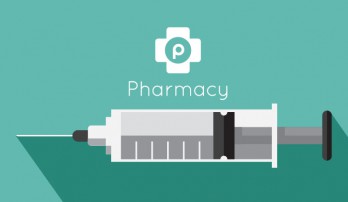 Publix Pharmacy logo with vaccine needle graphic