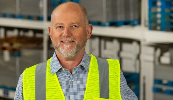 Publix Associate, Curtis Browning, in his safety vest