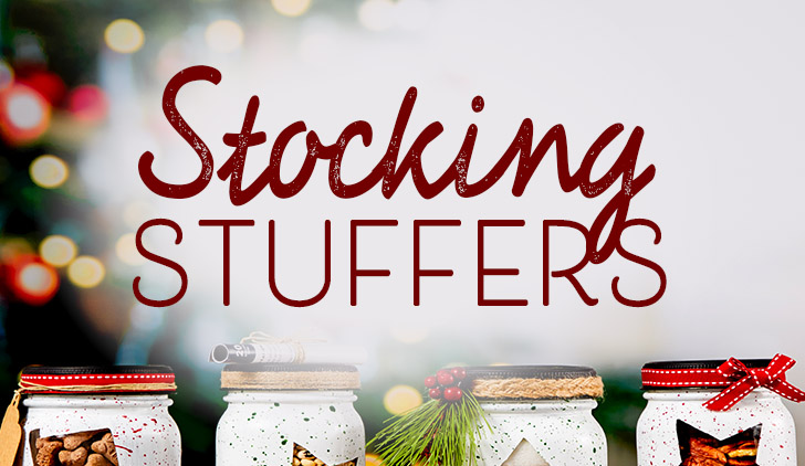 Homemade stocking stuffers top of the holiday jars