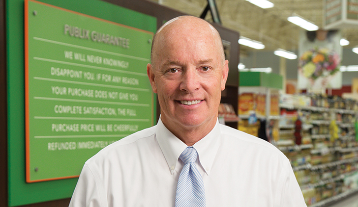 Todd Jones Publix CEO at Customer Service station