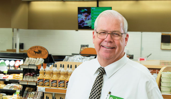 Scott Brubaker - Jacksonville Divisional Vice President stands in the deli area of the store