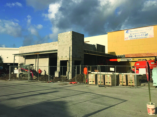 Construction site for store 1674, in Boca Raton, Florida